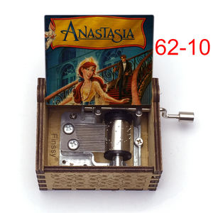 Anime Film Anastasia di <span class=keywords><strong>musica</strong></span> a <span class=keywords><strong>tema</strong></span> once upon a Dicembre custom canzone music box mano manovella di legno del mestiere del regalo - Product Image 4