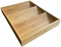 Plateau à épices en bambou de 18 bouteilles à 3 niveaux dans le tiroir Organisateur d'armoires de cuisine pour le rangement des cadeaux