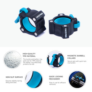 Livepro Magnetic Custom <strong>Olimpic</strong> <strong>Weight</strong> Lifting 2 Inch Barbell Collar Clamps 50mm Quick Lock Barbell Bar Collars Clips - Product Image 3
