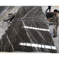 Neue St-Design Treppenstufen Dunkelbraune Marmor-Bodenfliesen für Treppen