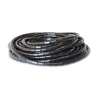 Enrouleur de câble en spirale en PE de haute qualité, bandes d'enroulement, fourniture d'usine, gestion des câbles, accessoires de câblage, kit de rangement de câbles