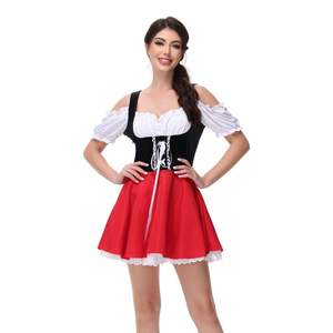 2025 Blue Sexy Women Oktoberfest Dress <strong>Ladies</strong> Woman Bavarian <strong>German</strong> Wench Waitress Serving Maid Costume Beer Girl Fancy <strong>Clothing</strong> - Product Image 1