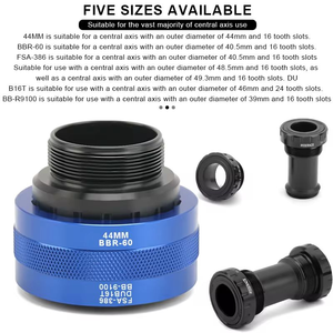 Extractor de soporte inferior de bicicleta RIDERACE para DUB BBR60 <span class=keywords><strong>MT800</strong></span> <span class=keywords><strong>BB</strong></span>, extractor de eje de bicicleta BB93 BSA30 BB386, herramienta de reparación - Product Image 4