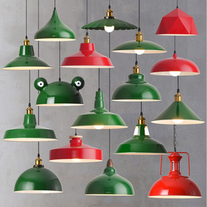 Lampes suspendues en <span class=keywords><strong>fer</strong></span> forgé vert, style vintage loft, luminaire suspendu nordique rétro industriel pour restaurant, bar - Product Image 5