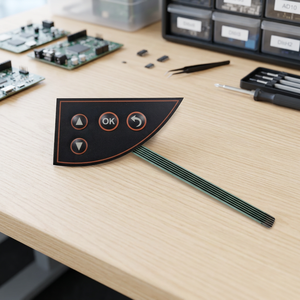 Clavier à membrane personnalisé pour panneau de commande électronique, interrupteur à touches GR106, référence croisée GR108, claviers - Product Image 3