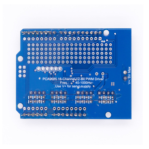 16 Kanaals <span class=keywords><strong>12</strong></span>-<span class=keywords><strong>Bit</strong></span> <span class=keywords><strong>Pwm</strong></span> <span class=keywords><strong>Pwm</strong></span> Motor Driver Shield <span class=keywords><strong>I2c</strong></span> <span class=keywords><strong>Interface</strong></span> <span class=keywords><strong>Pca9685</strong></span> Motor Afscherming - Product Image 5