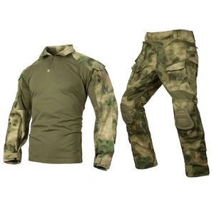 Vêtements tactiques Emersongear G3, combinaison camouflage couleur AFG, chemise et pantalon de combat, uniformes tactiques avec genouillères - Product Image 2