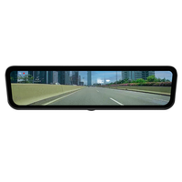 2K WiFi ADAS BSD Night Vision Dash Cam DVR Miroir de voiture étanche 4 caméras pour enregistrement à 360 degrés avec écran tactile Android
