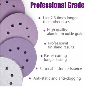 Papier abrasif rond de haute qualité de 115 mm (4,5 pouces) <span class=keywords><strong>pour</strong></span> le polissage des meubles avec étiquette privée personnalisée - Product Image 5