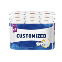 Papier hygiénique personnalisé en usine, écologique, 100% pâte de bois vierge, résistant, jetable, doux et absorbant, vente en gros