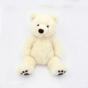 Oso de peluche personalizado color crema, oso de peluche blanco, oso de peluche suave y esponjoso, oso de peluche estilo oso polar. - Product Image 1