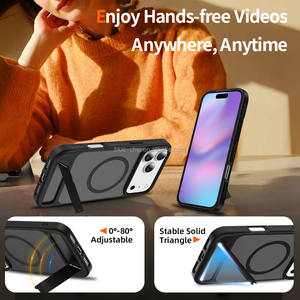 <span class=keywords><strong>Coque</strong></span> de téléphone à sublimation <span class=keywords><strong>incassable</strong></span> antichoc Girlish Matte avec béquille Design magnétique pour <span class=keywords><strong>Iphone</strong></span> 16 17 Pro Max - Product Image 3