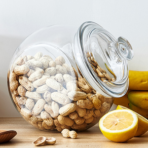 Nhà Máy Bán buôn nhựa thực phẩm lưu trữ <span class=keywords><strong>container</strong></span> Jar với nắp không thể phá vỡ Acrylic Hộp rõ ràng cho hộ gia đình khách sạn tự chọn hiển thị - Product Image 5