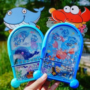 HTL Juego de Pinball de Animales Marinos, Laberinto de Pinball Portátil, Juguete con Temática de <span class=keywords><strong>Ballena</strong></span>, Cangrejo, Pulpo <span class=keywords><strong>y</strong></span> <span class=keywords><strong>Caracol</strong></span> Marino, Lanzador de Resorte, Regalo de Arcade de Bolsillo - Product Image 3