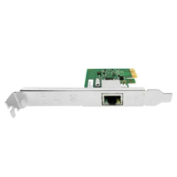 Carte réseau Gigabit sans fil à port unique avec puce I210, 1000 Mbps, PCI Express, RJ-45, carte serveur interne en stock