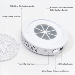 <b>Mini</b> Nail Dust Collector Rechargeable Nail Dust Machine with HD Display Speed Adjustable <b>Vacuum</b> <b>Cleaner</b> for Manicure Lower Noise - Product Image 3