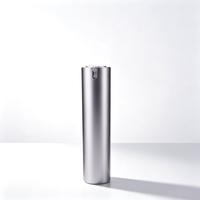 Flacon pompe airless rond double en acrylique pour soins de la peau, 15ml 30ml 40ml 50ml