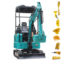 Vente en gros de nouvelles mini-pelles hydrauliques électriques sur roues 3 tonnes 4 tonnes 5 tonnes Mini excavatrices à vendre prix