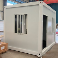 DYCE1 Maison Conteneur Modulaire Moderne en Panneaux Sandwich d'Acier, Cabine Préfabriquée Portable Personnalisée avec Salle de Bain Contemporaine