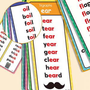 Cartes mémoire portables d'apprentissage phonétique en <span class=keywords><strong>anglais</strong></span> pour enfants, cartes d'apprentissage des règles transfrontalières, carte de visite pédagogique - Product Image 5
