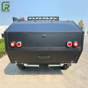 Portador de cubierta trasera de aluminio de lujo para acampar al aire libre Viajes Autocaravana RV Casa pequeña aislada prefabricada - Product Image 5