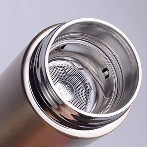 Termo de Acero Inoxidable de Alta Calidad con Aislamiento de 500 ml, Botella de Vacío Recta, Taza Termo con Filtro Infusor de Té - Product Image 3