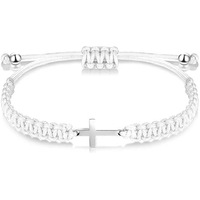 Nouveau bracelet croix en forme d'arc tissé à la main bricolage-collier porte-bonheur-accessoire de chaîne multicolore en acier inoxydable