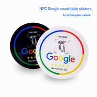 Autocollant NFC 10 cm, étiquette anti-métal en ferrite 13,56 MHz, étiquette étanche avec code QR pour contrôle d'accès