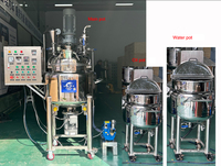 Machine de fabrication de savon liquide shampoing crème cosmétique personnalisée ligne de production de mayonnaise dentifrice liquide vaisselle 100L 500L