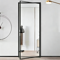 Porte de toilette en verre trempé étanche, modèle 40*12, épaisseur 5mm, avec cadre en alliage d'aluminium, pour salles de bain d'hôtel – Célèbre sur Internet