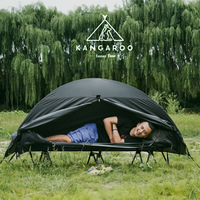 Tente de randonnée et de camping solo en maille kangourou, imperméable 2000-3000 mm, avec moustiquaire intégrée, utilisable quatre saisons