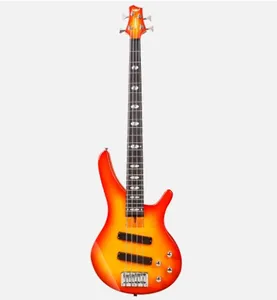 Hoge Kwaliteit 6 Snarige Elektrische Basgitaar Basswood 24Fret Hoogglans Tuner Hipshot Drop D Turner Voor Bas Elektrische Basgitaar