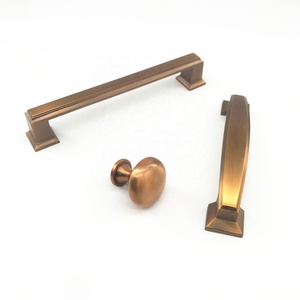 Zinc Handle and <strong>Knob</strong> Kosin China CX180 Brass Zinc Classical Vintage Bronze Solid Wardrobe <strong>Door</strong> Handle - Product Image 6