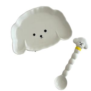 Juego de Vajilla Infantil de Cerámica con Diseño de Perro <span class=keywords><strong>Pacha</strong></span> de Dibujos Animados, Ecológico y Bonito, para <span class=keywords><strong>Fiestas</strong></span>, Marca Lelyi - Product Image 6