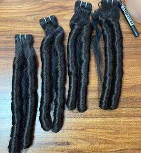 حزم شعر خام بالجملة ذات طبقات متموجة، وصلات شعر فيتنامية، باروكات شعر بشري، منتجات شعر خام طبيعي - Product Image 2