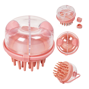 หวีซิลิโคนกันน้ำสำหรับนวดทำความสะอาดหนังศีรษะ ขนแปรงนุ่ม สำหรับสระผม ขายส่ง 3 วัน  GZ RTS  แบบคละแบบ - Product Image 2