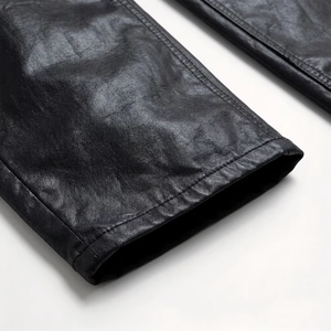 XUCHANG OEM, logo personnalisé, fabricant de haute qualité, streetwear, <span class=keywords><strong>jeans</strong></span> en denim 100% coton ciré et lavé, design de créateur, pour hommes - Product Image 4
