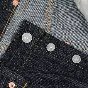 جينز عالي الجودة مخصص 14-16 أونصة جينز قطني ثقيل الوزن Selvedge جينز دنيم - Product Image 4