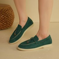 Mocassins tendance pour femme avec détail peep toe - Collection Hiver