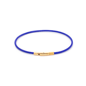Latest Fashion Jewelry-Adjustable Stainless Steel Gold Buckle 2MM Wire Rope <b>Bracelets</b> Waterproof DIY <b>Bead</b> <b>Bracelet</b> - Product Image 3
