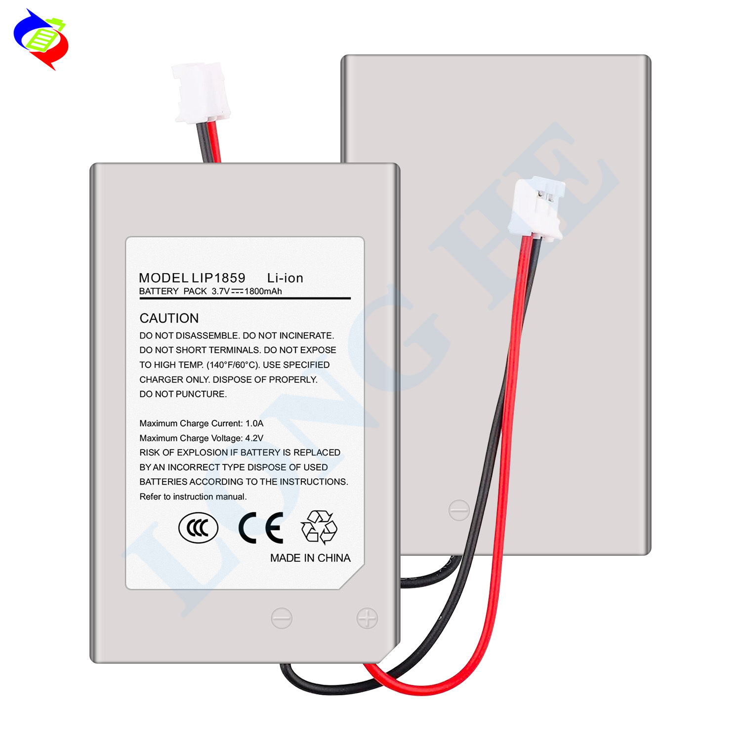<strong>Replacement</strong> Lithium <strong>Battery</strong> LIP1859 3.7V 1800mAh for Sony <strong>PS3</strong> Game <strong>Controller</strong>