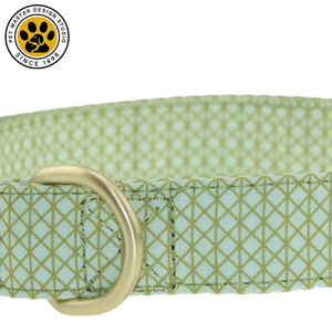 सिनस्काई नेचुरल स्टाइल 2022 हॉट सेलिंग प्लेड प्रिंटेड क्लॉथ कस्टम लोगो आरामदायक सॉफ्ट वॉकिंग डॉग कॉलर पेट कॉलर - Product Image 4