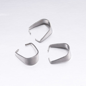 St. Kunkka Stainless Steel <b>Seed</b> Clip 7-19mm Jewelry Finding Pendant Clasp Necklace End Connector DIY Accessory - Product Image 2