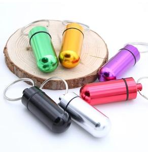 Alüminyum Mini hap ilaç kutusu kasa tutucu konteyner ile düz alt su geçirmez ve Logo baskı <span class=keywords><strong>Promo</strong></span> ilaç şişesi - Product Image 2