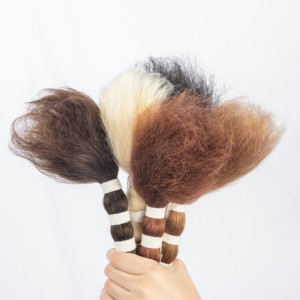 Extensions de cheveux vierges brésiliens en gros, bruts, en vrac, style bohème, ondulés et mouillés, pour tresses au crochet, style de cheveux naturels pour le tressage - Product Image 1
