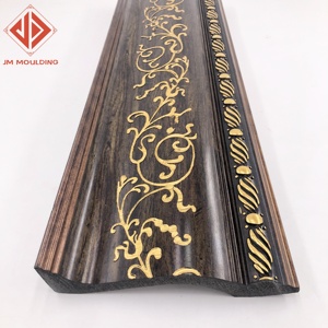 160mm large antique en relief populaire <span class=keywords><strong>grande</strong></span> taille design moulure de <span class=keywords><strong>corniche</strong></span> de <span class=keywords><strong>plafond</strong></span> plinthe bâtons lignes de grain de bois - Product Image 1