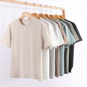 T-shirts personnalisés à manches tombantes, compression, logo personnalisé, poids lourd, fibre de polyester, surdimensionnés pour hommes - Product Image 5