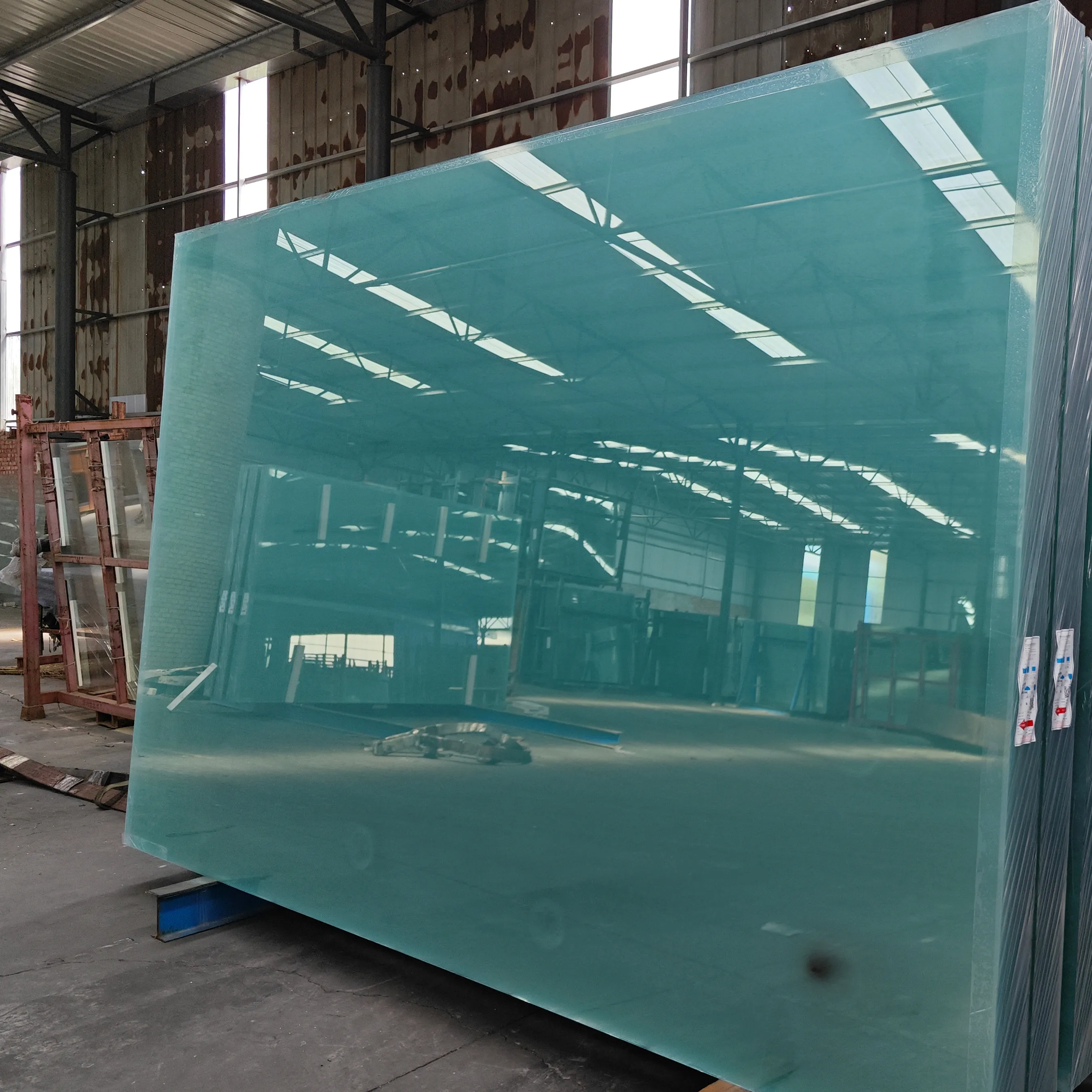 Custom 2mm 3mm 4mm 5mm 6mm 7mm Fishing Window Building Bathroom Skylight Transparent Clear Float Glass