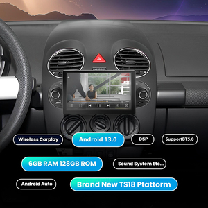 6,2 дюймов Android 13 авто для Volkswagen Beetle 2002-2012 магнитола с GPS-навигацией Wi-Fi Mirrorlink радио головное устройство - Product Image 5