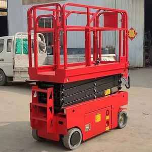 Nhà Máy Trực Tiếp Bán Có Thể Điều Chỉnh Tự Hành Cắt Kéo Làm Việc Thang Máy 300Kg Xách Tay Trên Cao Nâng Nền Tảng - Product Image 4